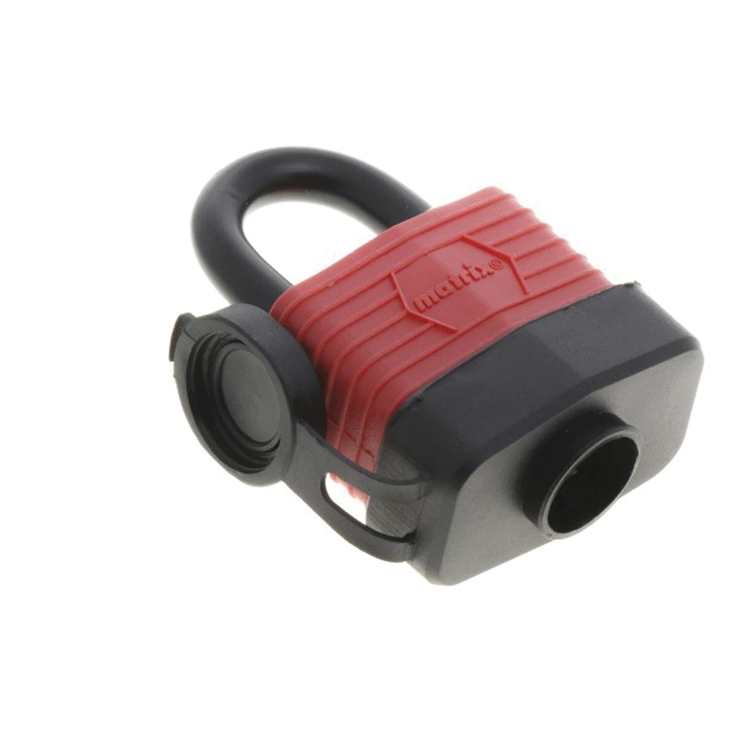 Замок навесной всепогодный, ширина 50мм, сталь, дужка d-9мм, английский, 3 ключа, MATRIX, 91824  671000