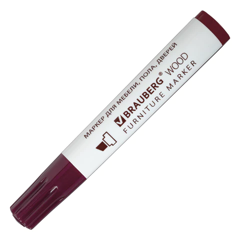 Маркеры для ремонта мебели и изделий из дерева, 6 ЦВЕТОВ, BRAUBERG WOOD, 152203 - МСК «Форвард»