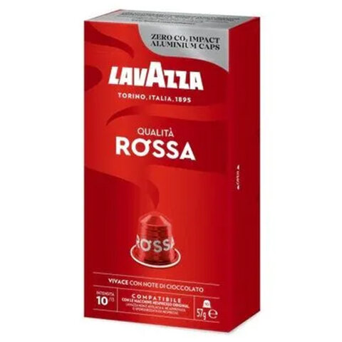 Кофе в капсулах LAVAZZA "Qualita Rossa" для кофемашин Nespresso, 10 порций 624044 - МСК «Форвард»