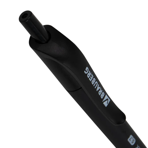 Ручка шариковая масляная автоматическая BRAUBERG "Extra Glide RT SOFT BLK", СИНЯЯ, игольчатый наконечник 0,7 мм, линия 0,5 мм, 144261 - МСК «Форвард»