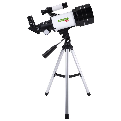 Телескоп рефрактор астрономический настольный, увеличение 150х, объектив 70 мм, фокус 300 мм, видоискатель, BRAUBERG KIDS 70300, 391397 - МСК «Форвард»