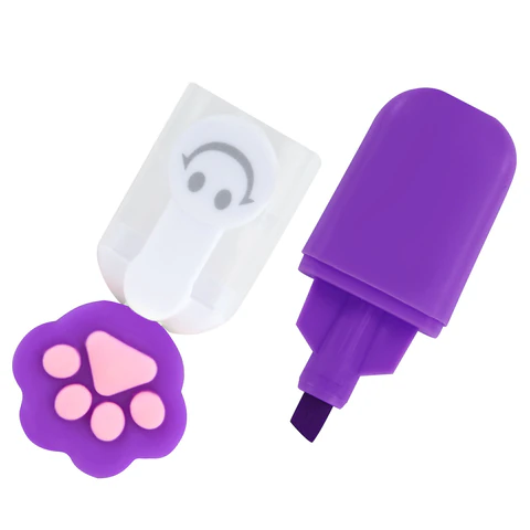 Набор текстовыделителей с топперами 6 ЦВЕТОВ НЕОН, "ЛАПКИ", линия 1-4 мм, FUNSTER (ФАНСТЕР), 152645 - МСК «Форвард»