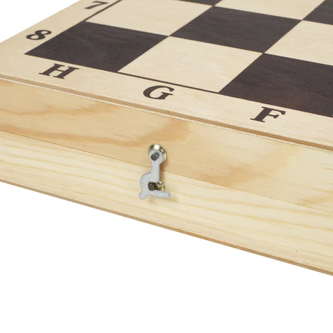 Шахматы турнирные, деревянные, лакированные, глянцевые, доска 40*40 см, ЗОЛОТАЯ СКАЗКА, 665363 - МСК «Форвард»