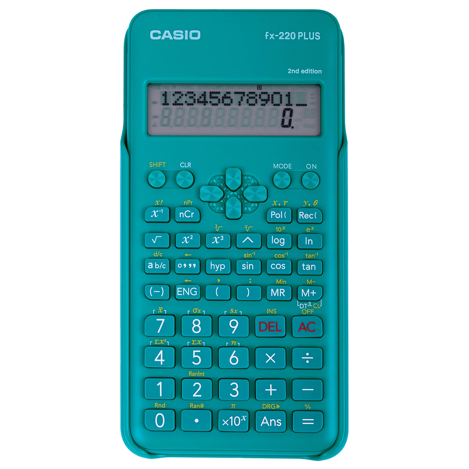 Калькулятор инженерный CASIO FX-220PLUS-2-S (155х78мм), 181 функция, пит.от батареи, серт. для ЕГЭ 250393