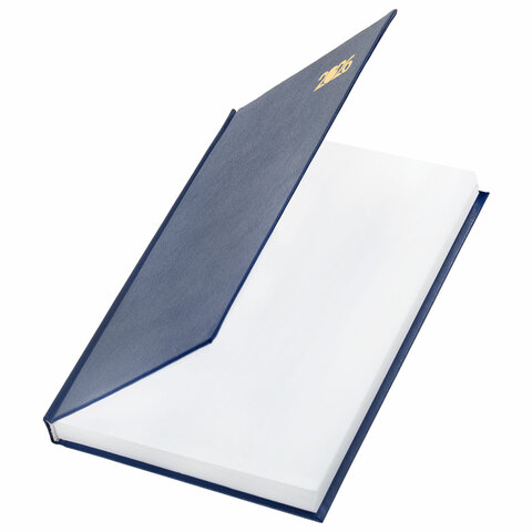 Ежедневник датированный 2026 145х215 мм, А5, STAFF, обложка бумвинил, синий, 117305 - МСК «Форвард»