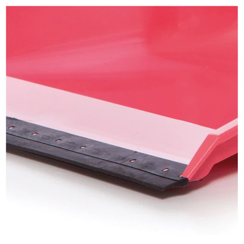 Совок для мусора, высокая рукоятка 20 см, резиновая кромка, пластик, цвет ассорти, 416, ПОЛИМЕРБЫТ 434160065 601331 - МСК «Форвард»