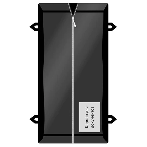 Мешок патологоанатомический 2 пары ручек на молнии, КОМПЛЕКТ 10 шт., 100x210 см, ПВД 150 мкм, СЗПИ 631110 - МСК «Форвард»