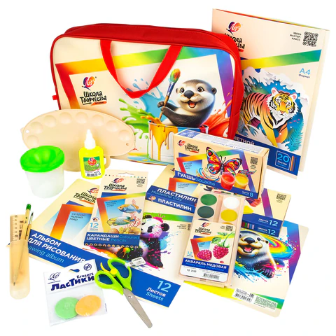Набор для творчества ЛУЧ "Школа творчества", 17 предметов, 31С 1991-08 664691 - МСК «Форвард»