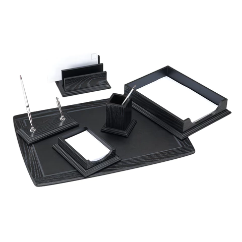 Набор настольный GALANT "Black Hawk" из дерева, 6 предметов, цвет "чёрный дуб", 238167 - МСК «Форвард»