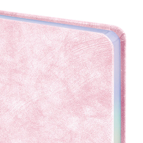 Ежедневник датированный 2026 А5 138х213 мм, BRAUBERG "Ice", под кожу, розовый, 117390 - МСК «Форвард»