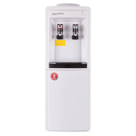 Кулер для воды AQUA WORK 0.8-LDR, напольный, НАГРЕВ/ЭЛЕКТРОННОЕ ОХЛАЖДЕНИЕ, 2 крана, белый, 27930 458565 минпромторг - МСК «Форвард»