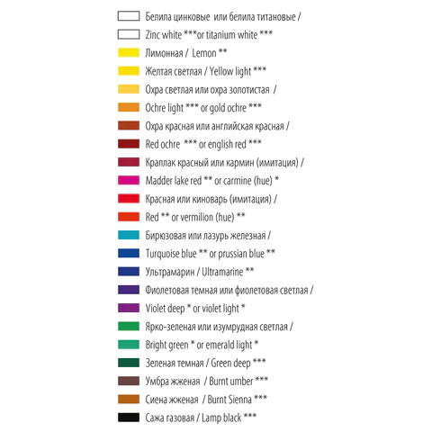 Гуашь художественная "Мастер-класс", 16 цветов по 20 мл, 1741092 190403 - МСК «Форвард»