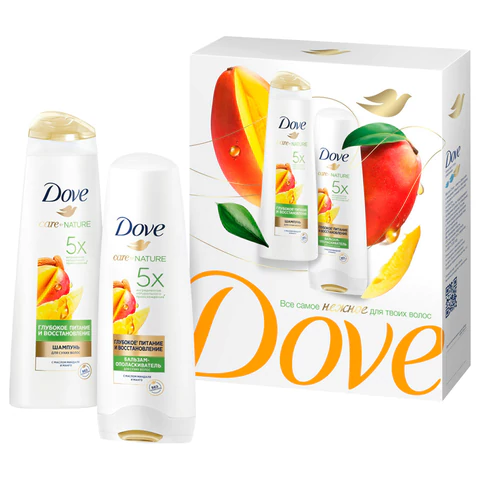 Подарочный набор DOVE "Глубокое питание и восстановление" Шампунь 250 мл + Бальзам 200 мл 700623 - МСК «Форвард»