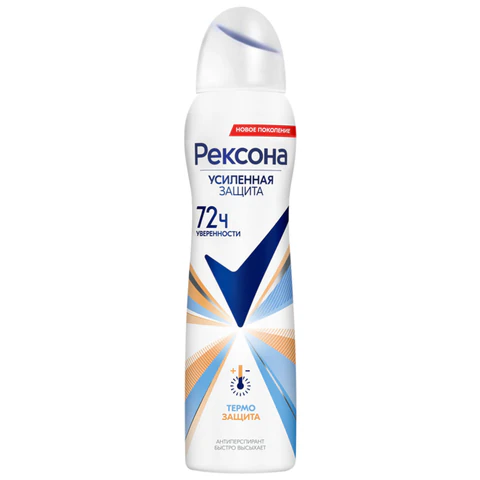 Дезодорант-антиперспирант аэрозольный 150 мл, РЕКСОНА, термозащита 609842 - МСК «Форвард»