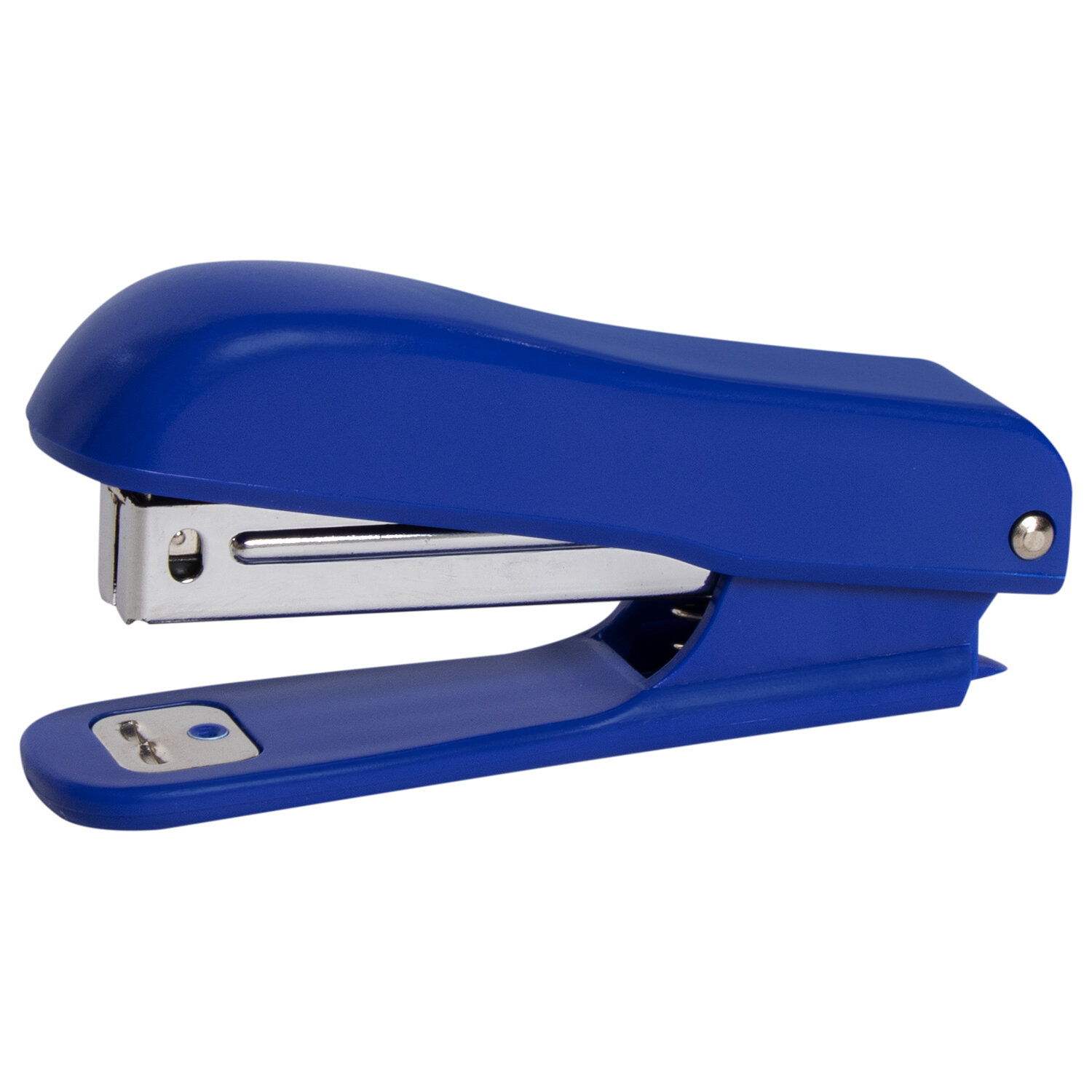 Степлер №10 STAFF Profit, до 12 листов,  с антистеплером, синий, 228738