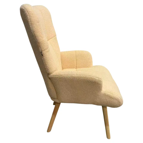 Кресло BRABIX "Soft LC-305", фактурная ткань букле (экомех), кремовое, 533146 - МСК «Форвард»