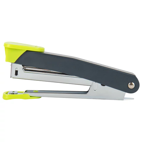 Степлер №10 металлический BRAUBERG "UNIVERSAL GT", до 16 листов, с антистеплером, зеленый, 272752 - МСК «Форвард»