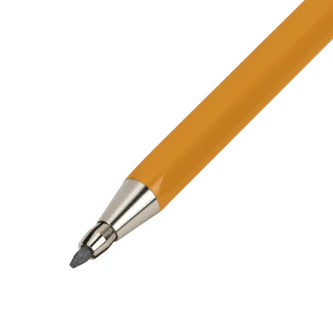 Карандаш механический цанговый 2 мм, KOH-I-NOOR, корпус желтый, точилка, 5201CN, 5201CN1004BL 180330 - МСК «Форвард»