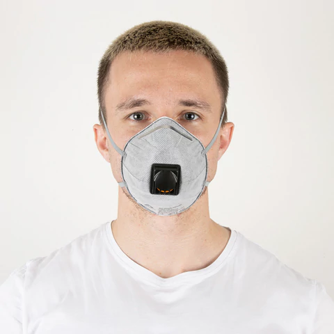 Респиратор с клапаном и угольным фильтром, КОМПЛЕКТ 10 шт., полумаска фильтрующая, формованный, FFP2, JM-8626 610926 - МСК «Форвард»
