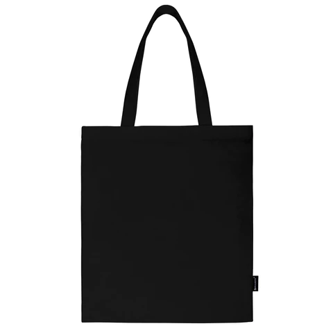 Сумка шоппер BRAUBERG, канвас, 40х35 см, черный, 271896