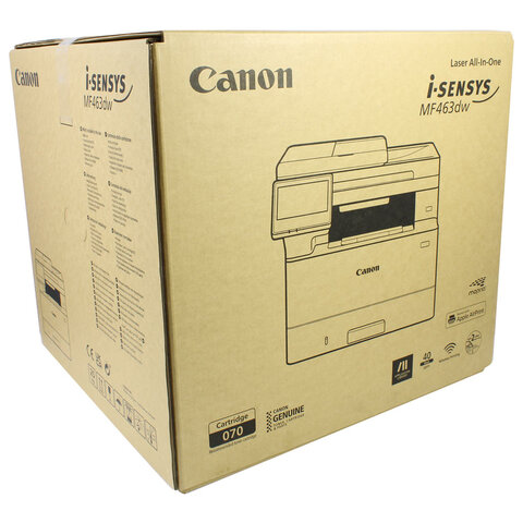 МФУ лазерное CANON i-SENSYS MF463dw, "3 в 1", А4, 40 стр./мин, 80000 стр./мес, ДУПЛЕКС, ДАПД, сетевая карта, Wi-Fi, 5951C008 354957 ПОД ЗАКАЗ 8ДНЕЙ - МСК «Форвард»