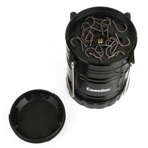 Фонарь туристический CAMELION 3Вт LED, питание 3xAAА (не в комплекте), контейнер и магнит, LED5632 238276 - МСК «Форвард»