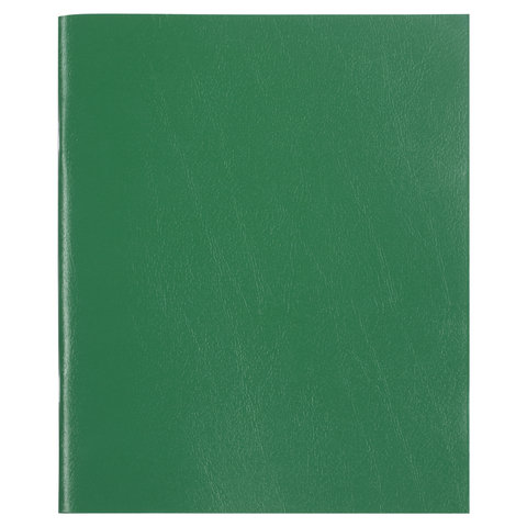 Тетрадь бумвинил А5 48л. скоба, офсет №1, клетка, с полями, STAFF, ЗЕЛЕНЫЙ, 403413