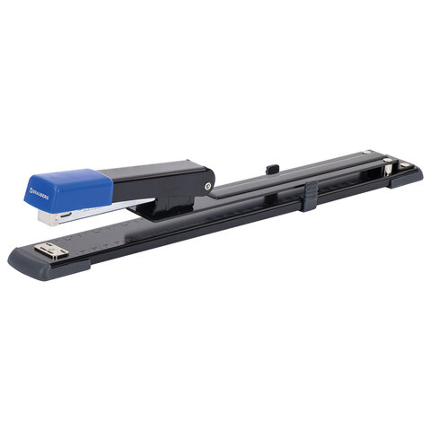 Степлер брошюровочный №24/6, №26/6 BRAUBERG "Extra", до 30 листов, на 150 скоб, черно-синий, 272720 - МСК «Форвард»