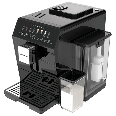 Кофемашина автоматическая BRASSON (БРАССОН) ACM-1592B, дисплей, капучинатор, 13 напитков, 1450 Вт, 20 бар, 457887 - МСК «Форвард»