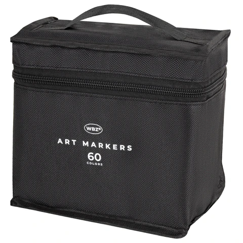 Маркеры для скетчинга двусторонние, НАБОР 60 шт., текстильный чехол, WBZ (ВБЗ), 152574 - МСК «Форвард»