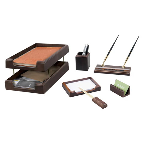 Набор подарочный настольный BESTAR "Apollon" из дерева, 6 предметов, цвет "орех", 236352 - МСК «Форвард»