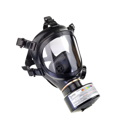 Противогаз фильтрующий БРИЗ-3306 с маской БРИЗ-4301, A1B1E1K1SXHgP3, сумка, размер средний 610956 под заказ! - МСК «Форвард»