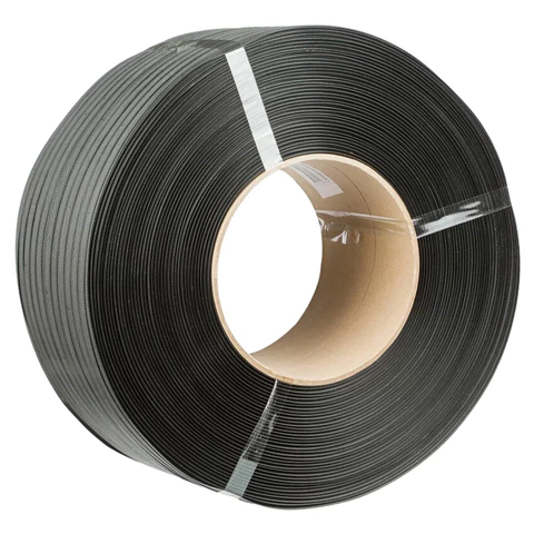 Стреппинг лента полипропиленовая, серая, 15 мм х 0,8 мм, длина 2000 метров, 609093 - МСК «Форвард»