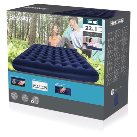 Надувной матрас 183х203х22 см, до 300 кг, BESTWAY, 67004 680164
