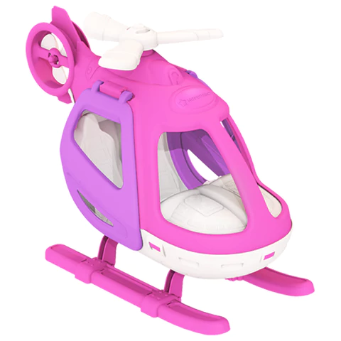Вертолёт игрушечный "Фея", пластиковый, 38,8x18,3x28,9 см, цвет розовый, НОРДПЛАСТ, 394/2 666472