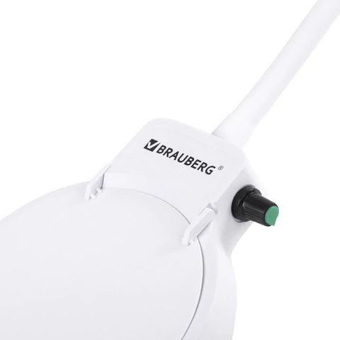 Лупа настольная с LED-ПОДСВЕТКОЙ, диаметр 110 мм, увеличение 3, корпус белый, BRAUBERG, 455930 - МСК «Форвард»