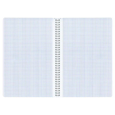 Тетрадь А4, 96 л., BRAUBERG, гребень, клетка, матовая ламинация, "Минимал_Цвет" (микс в спайке), 405319 - МСК «Форвард»