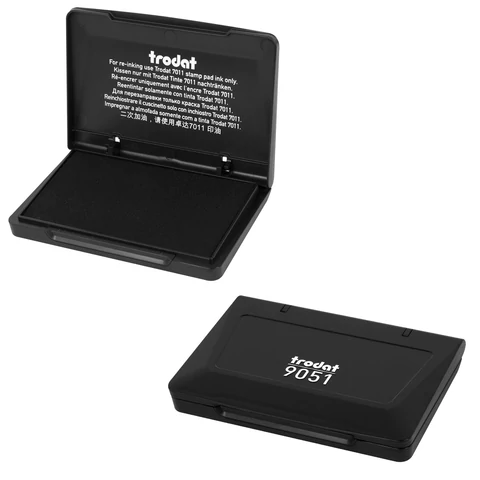 Штемпельная подушка TRODAT 9051 90х50 мм, ЧЕРНАЯ, 191020 238394 - МСК «Форвард»