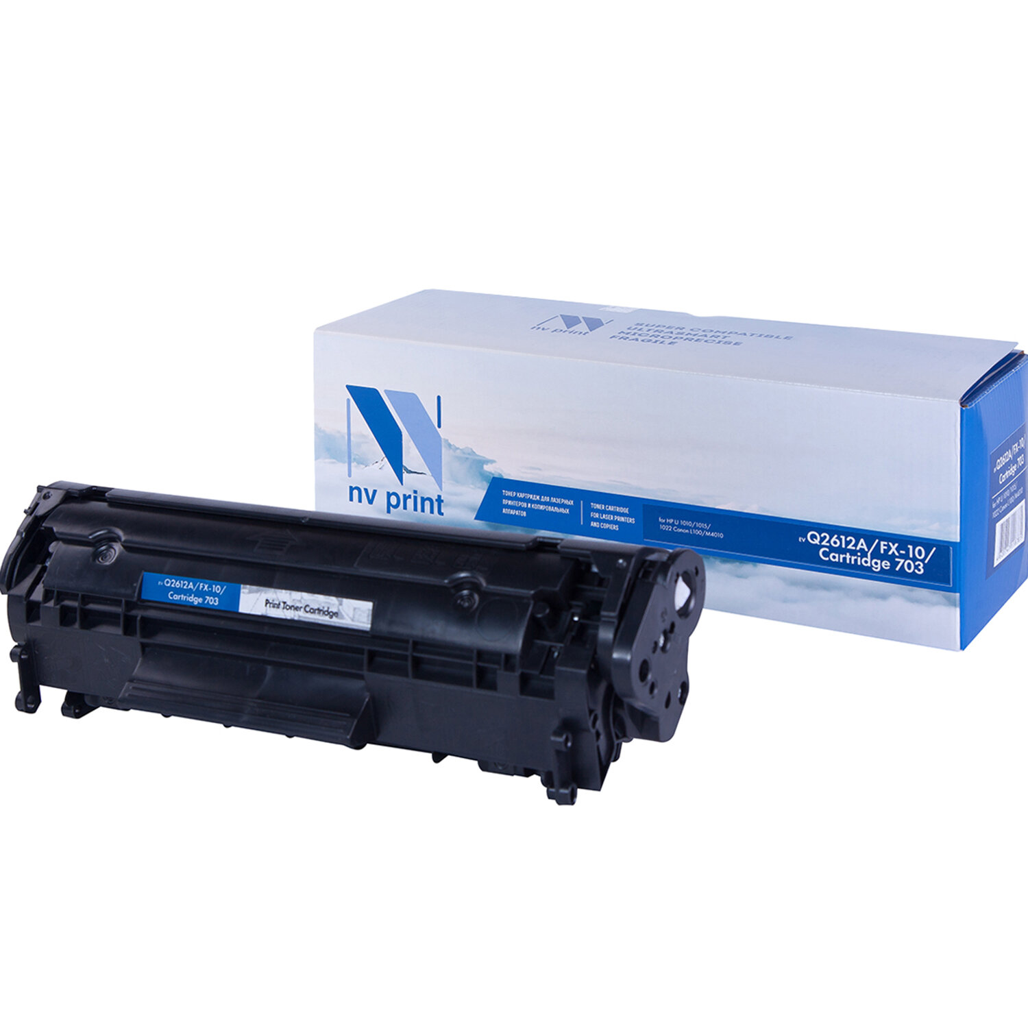Картридж лазерный NV PRINT (NV-Q2612A/FX-10/703) для HP/CANON LaserJet/i-SENSYS, ресурс 2000 стр 362888
