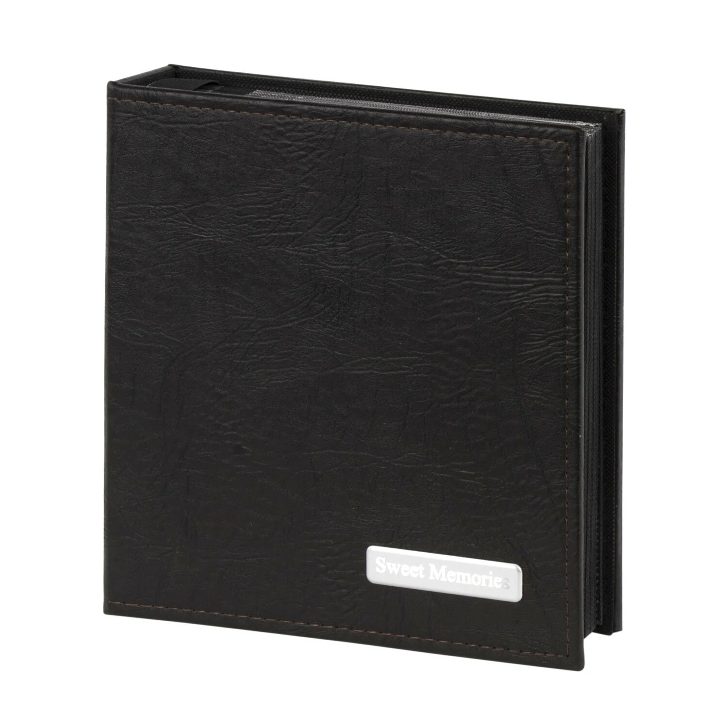 Фотоальбом BRAUBERG на 200 фото 10*15 см, под фактурную кожу, инд. бокс, тёмно-коричневый, 391116