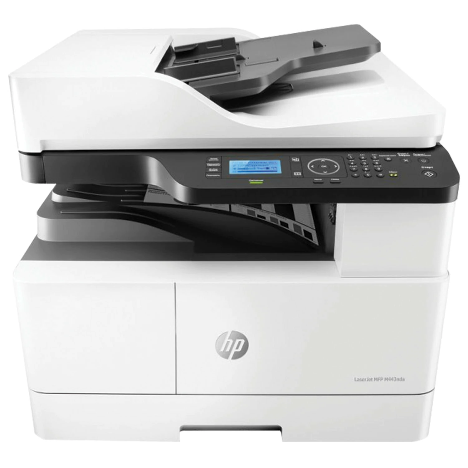 МФУ лазерное HP LaserJet M443nda "3 в 1" А3, 25 стр/мин, 50000 стр/мес, ДУПЛЕКС, АПД, сетевая карта 354643 ПОД ЗАКАЗ 8ДНЕЙ