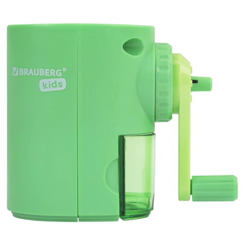 Точилка механическая BRAUBERG KIDS, для простых и цветных карандашей, цвет корпуса ассорти, 272006 - МСК «Форвард»