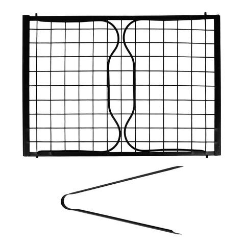 Решетка-гриль с ножками складная со щипцами, размер 350х250 мм, высота 150 мм, в коробке, 101409, 701747 - МСК «Форвард»