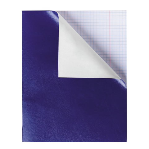 Тетрадь бумвинил А5 48л. скоба, офсет №1, клетка, с полями, Синий, HATBER, 48Т5бвB1(T080214) T080214 402850