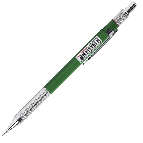Карандаш механический 0,7 мм, HB, BRAUBERG "METALLIC X-07", металлические детали, 181975 - МСК «Форвард»