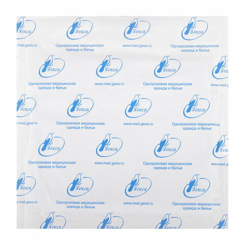 Бахилы стерильные из спанбонда высокие с завязками, 25 г/м2, одна пара в индивидуальной упаковке 631209 - МСК «Форвард»
