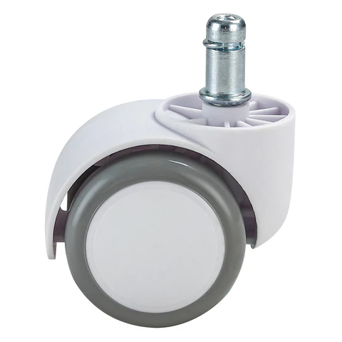 Колеса (ролики) BRABIX для кресла, прорезиненные, КОМПЛЕКТ 5 шт., шток d 11 мм, белые, в коробе, 533085 - МСК «Форвард»