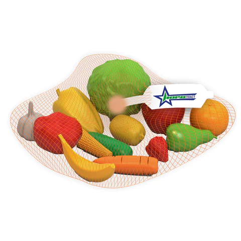 Набор игрушечный "Фрукты и Овощи", пластиковый, 13 предметов, НОРДПЛАСТ, 437 666469