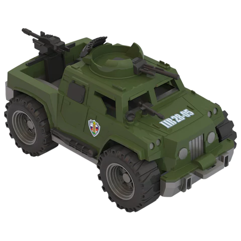 Военная машина игрушечная БОЕВАЯ "Дозор", пластиковая, 33,1x16,6x15,6 см, НОРДПЛАСТ, 240 666505 - МСК «Форвард»