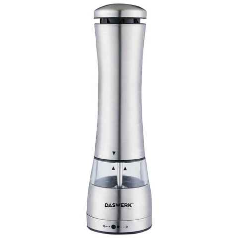 Мельница для соли и специй электрическая с подсветкой, 4 уровня помола, PM-3, DASWERK (ДАСВЕРК), 456621 - МСК «Форвард»